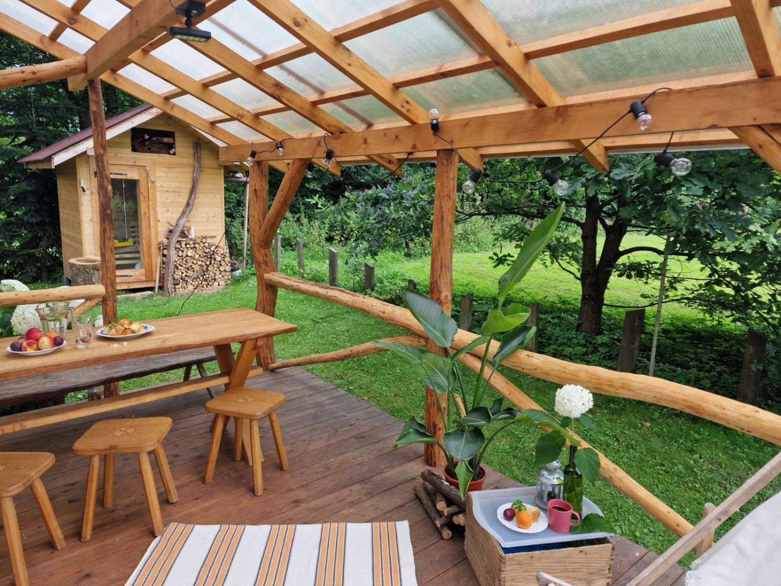 Bieszczadzki Kat Villa Lesko Exterior photo